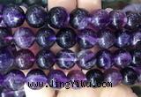 FLBS31 15 inches 12mm round purple fluorite beads wholesale