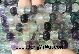 FLBS41 15 inches 8*10mm carved pumpkin fluorite beads wholesale