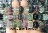 FLBS43 15 inches 10*14mm carved pumpkin fluorite beads wholesale