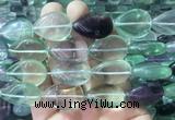 FLBS45 15 inches 18*25mm teardrop fluorite beads wholesale