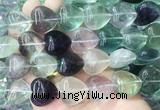 FLBS48 15 inches 20mm heart fluorite beads wholesale