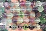 FLBS64 15 inches 12mm carved plum blossom fluorite gemstone beads wholesale FLBS64 15 inches 12mm carved plum blossom fluorite gemstone beads wholesale