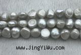 FWP262 15 inches 11mm - 12mm baroque grey freshwater pearl strands
