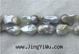 FWP364 15 inches 20mm - 22mm baroque freshwater nucleated pearl beads
