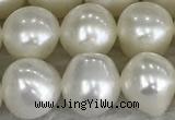 FWP79 15 inches 7mm - 8mm potato white freshwater pearl strands