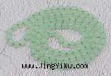 GMN14 Hand-knotted 8mm candy jade 108 beads mala necklaces