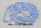 GMN411 Hand-knotted 8mm, 10mm banded agate 108 beads mala necklaces