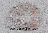 GMN421 Hand-knotted 8mm, 10mm montana agate 108 beads mala necklaces