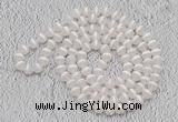 GMN425 Hand-knotted 8mm, 10mm tibetan agate 108 beads mala necklaces