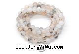 GMN7064 8mm montana agate 108 mala beads wrap bracelet necklaces