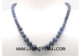 GMN7314 sodalite graduated beaded necklace & bracelet set