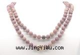 GMN8030 18 - 36 inches 8mm, 10mm lepidolite 54, 108 beads mala necklaces