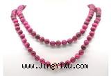 GMN8053 18 - 36 inches 8mm, 10mm red tiger eye 54, 108 beads mala necklaces
