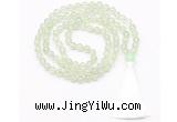 GMN8468 8mm, 10mm prehnite 27, 54, 108 beads mala necklace with tassel