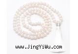 GMN8488 8mm, 10mm Tibetan agate 27, 54, 108 beads mala necklace with tassel
