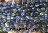 HGBS12 15 inches 12mm heart sodalite gemstone beads wholesale