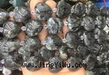 HGBS43 15 inches 20mm heart black labradorite gemstone beads wholesale