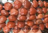 HGBS63 15 inches 20mm heart red jasper gemstone beads wholesale
