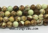 LEBS04 15 inches 10mm round lemon turquoise beads wholesale