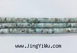 LRBS19 15 inches 4*8mm heishi larimar gemstone beads wholesale