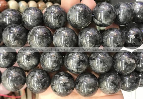 LSBS01 15 inches 20mm round black labradorite beads wholesale