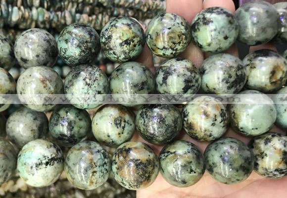 LSBS02 15 inches 20mm round african turquoise beads wholesale