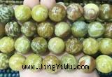 LSBS100 15 inches 16mm round dragon blood jade gemstone beads wholesale
