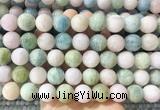 LSBS1000 15 inches 14mm round morganite gemstone beads wholesale