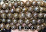LSBS103 15 inches 16mm round bronzite gemstone beads wholesale