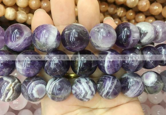 LSBS114 15 inches 18mm round dogtooth amethyst gemstone beads wholesale