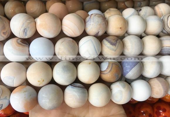 LSBS118 15 inches 18mm round agate gemstone beads wholesale