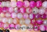 LSBS135 15 inches 16mm faceted round agate gemstone beads wholesale