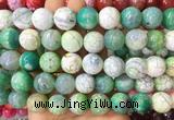 LSBS142 15 inches 16mm faceted round agate gemstone beads wholesale