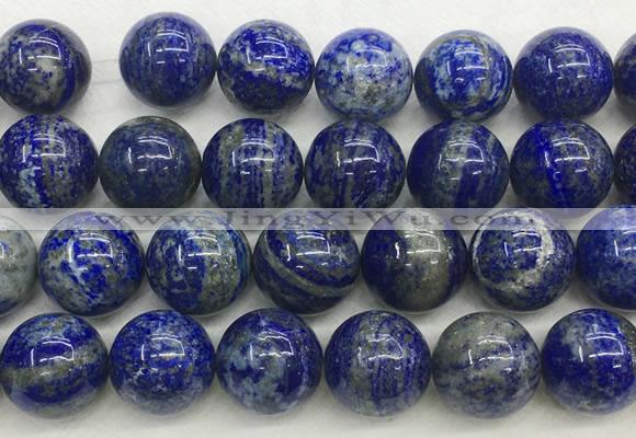 LSBS172 15 inches 20mm round lapis lazuli gemstone beads wholesale