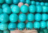LSBS183 15 inches 20mm round green howlite turquoise beads wholesale LSBS183 15 inches 20mm round green howlite turquoise beads wholesale
