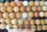 LSBS198 15 inches 16mm round red aventurine gemstone beads wholesale
