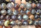 LSBS223 15 inches 18mm round Purple phantom quartz beads wholesale LSBS223 15 inches 18mm round Purple phantom quartz beads wholesale
