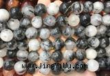 LSBS237 15 inches 14mm round black rutilated quartz beads wholesale