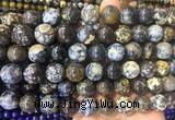 LSBS242 15 inches 14mm round ocean agate gemstone beads wholesale LSBS242 15 inches 14mm round ocean agate gemstone beads wholesale