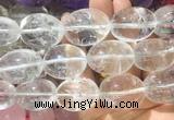 LSBS250 7.5 inches 22*30mm - 25*35mm nuggets white crystal gemstone beads wholesale LSBS250 7.5 inches 22*30mm - 25*35mm nuggets white crystal gemstone beads wholesale