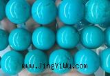 LSBS272 15 inches 30mm round blue howlite turquoise gemstone beads wholesale