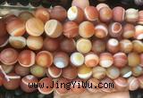 LSBS292 15 inches 14mm round matte banded agate gemstone beads wholesale LSBS292 15 inches 14mm round matte banded agate gemstone beads wholesale