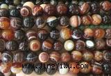 LSBS301 15 inches 14mm round banded agate gemstone beads wholesale LSBS301 15 inches 14mm round banded agate gemstone beads wholesale