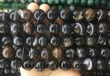 LSBS306 15 inches 16mm round banded agate gemstone beads wholesale LSBS306 15 inches 16mm round banded agate gemstone beads wholesale