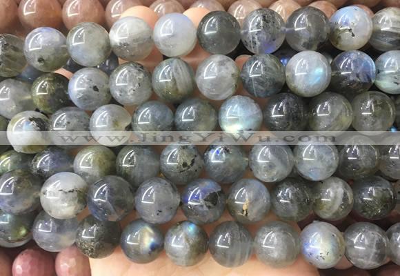 LSBS308 15 inches 15mm round labradorite gemstone beads wholesale