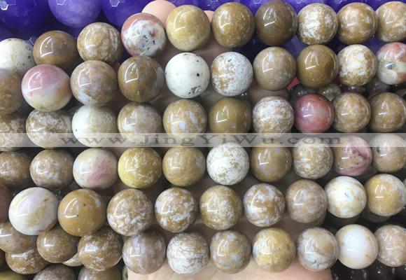 LSBS311 15 inches 16mm round ocean jasper gemstone beads wholesale