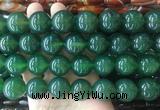 LSBS325 15 inches 20mm round green agate gemstone beads wholesale LSBS325 15 inches 20mm round green agate gemstone beads wholesale