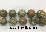 LSBS340 15 inches 30mm round Peacock gemstone beads wholesale LSBS340 15 inches 30mm round Peacock gemstone beads wholesale