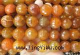 LSBS472 15 inches 20mm faceted round agate gemstone beads wholesale