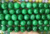 LSBS497 15 inches 16mm round candy jade gemstone beads wholesale